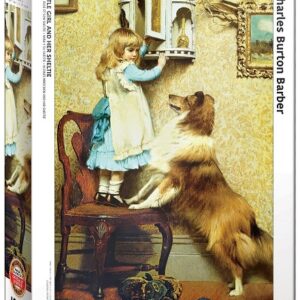 จิ๊กซอว์ 1000 ชิ้น Eurographics Little Girl & Her Sheltie #5330