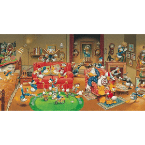 จิ๊กซอว์ 950 ชิ้น Tenyo (Panorama) - Donald Duck