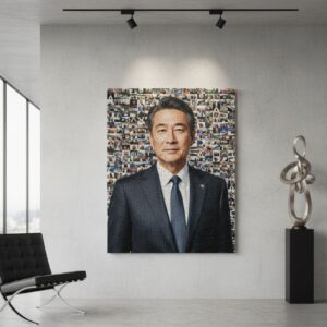 Canva Print Mosaic Art 60 x 90 ซม