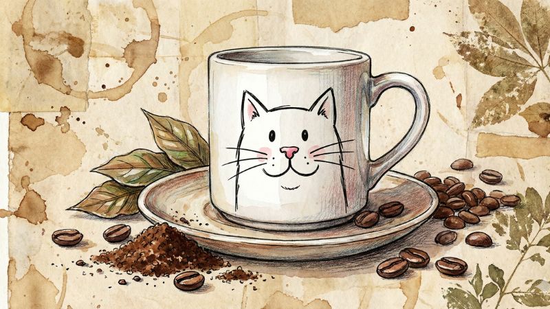 แก้ว Mug สกรีนลายการ์ตูนแมว ของขวัญน่ารักๆ สำหรับคนรักแมว
