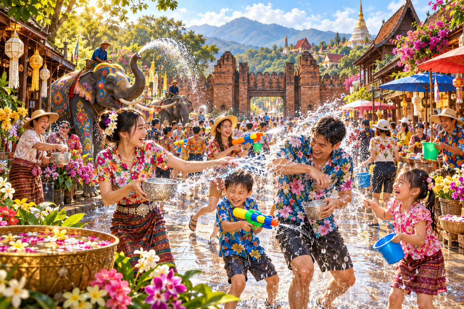Songkran Streets