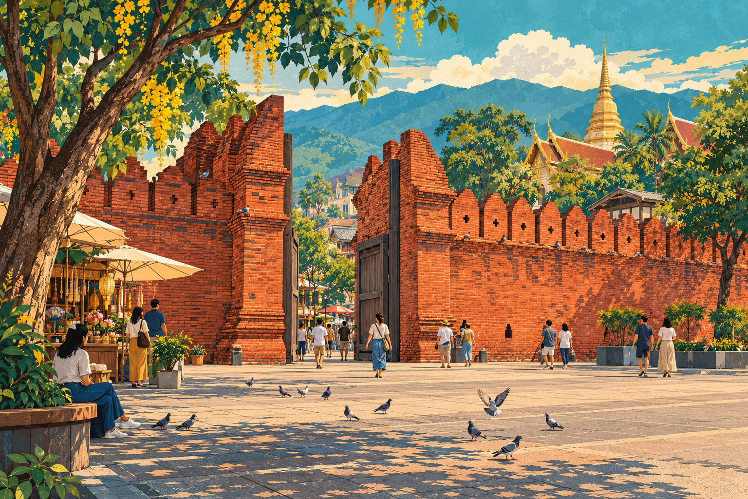 Tha Phae Tor Chiang Mai · Design B · AI DEMO