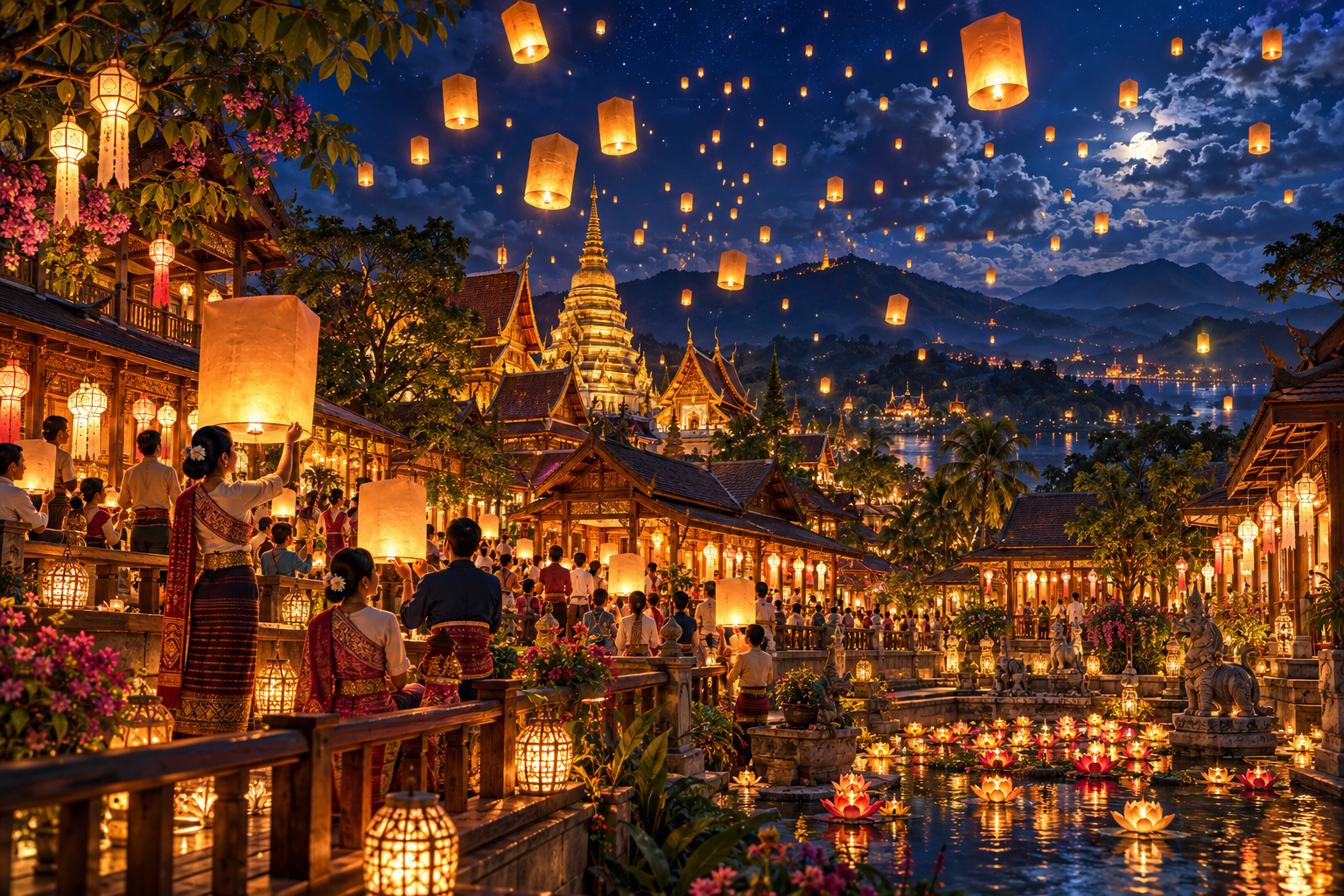 Yi Peng Lantern Night